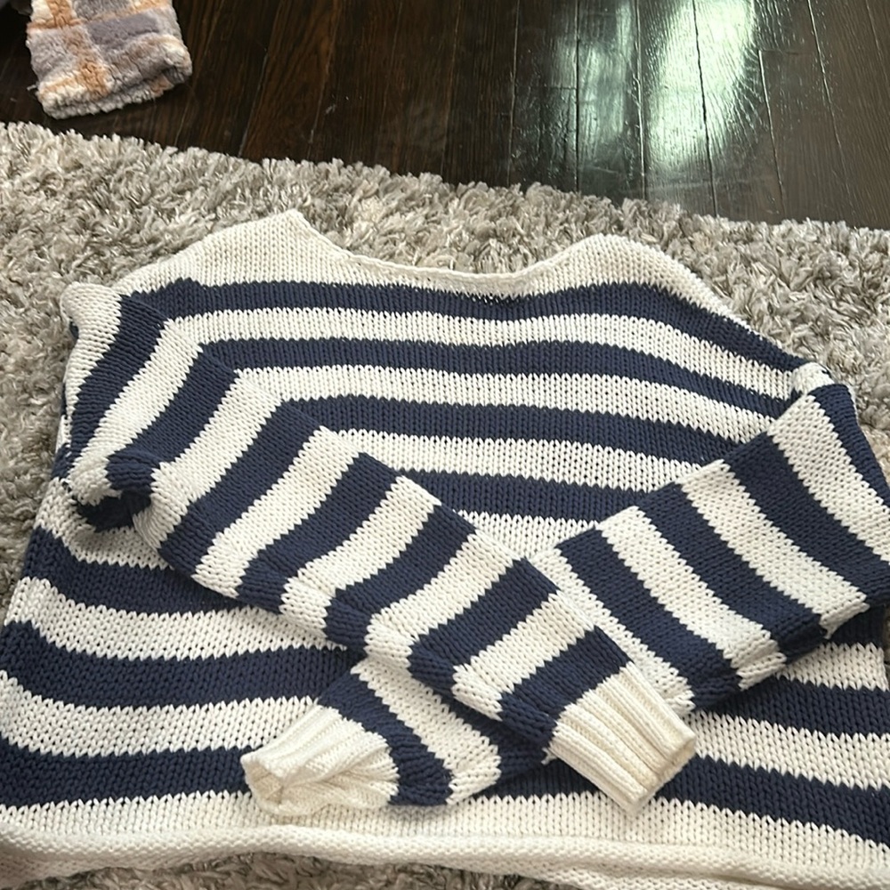 Stripe sweater used once